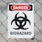 Signmission Portrait Biohazard Danger Sign, Plastic, 10in W x 14in L, 2PK OS-2PACK-DS-P-1014-V-1933 - alternate 6